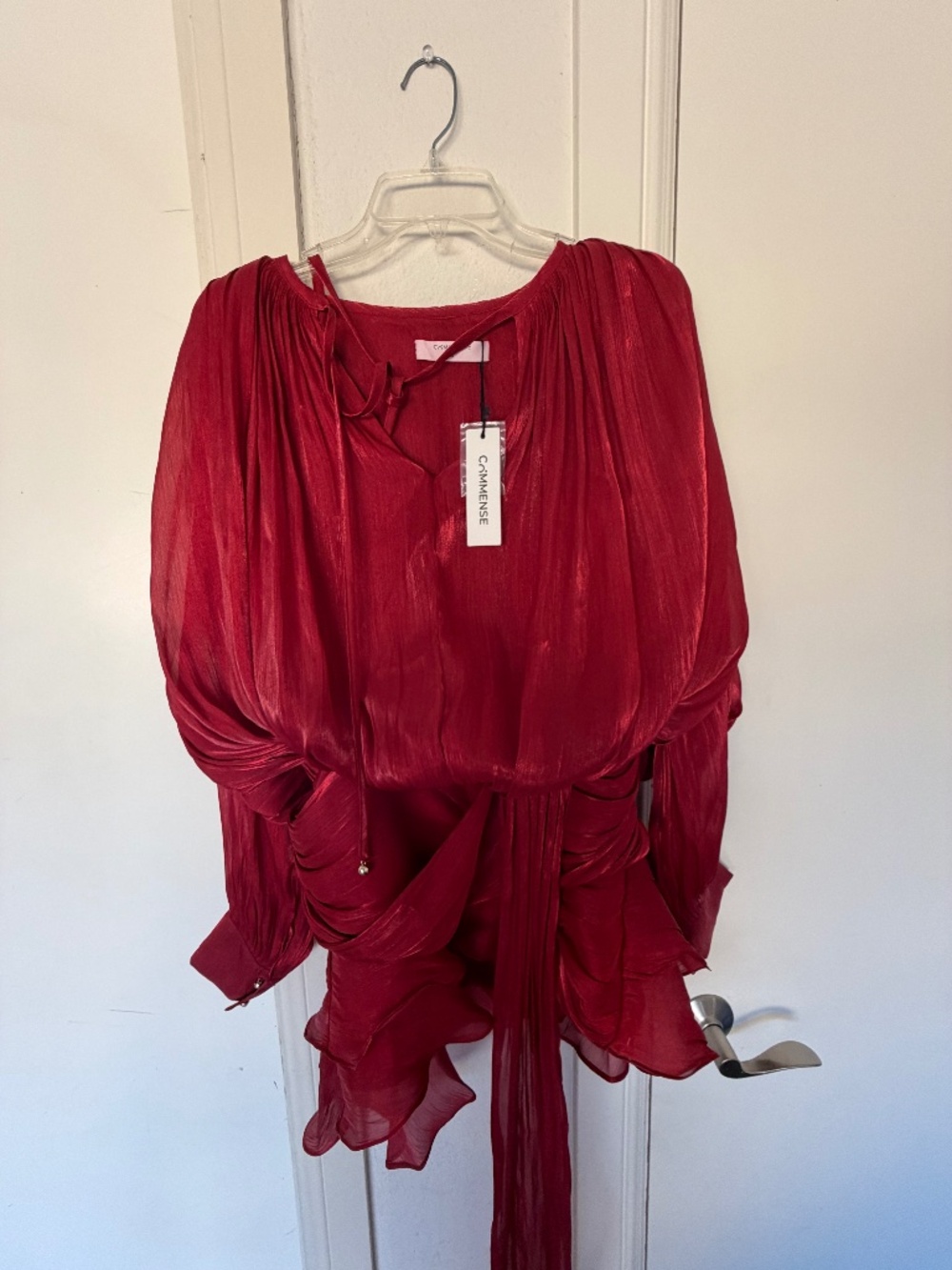 Commense Red Dress, Size Small